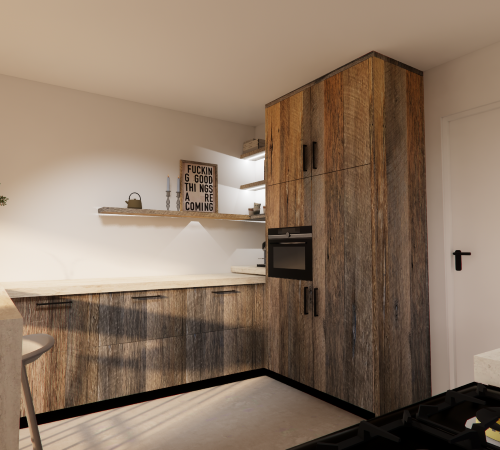 Maatwerk keuken visualisatie - Robuust Maatwerk Maatwerk keuken visualisaties - Robuust Maatwerk uit Limburg Nederland - Complete keukens vervaardigen op maat