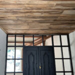 Eiken barnwood Ottawa achterkant plafond - Barnwood plafond door Robuust Maatwerk uit Limburg Nederland