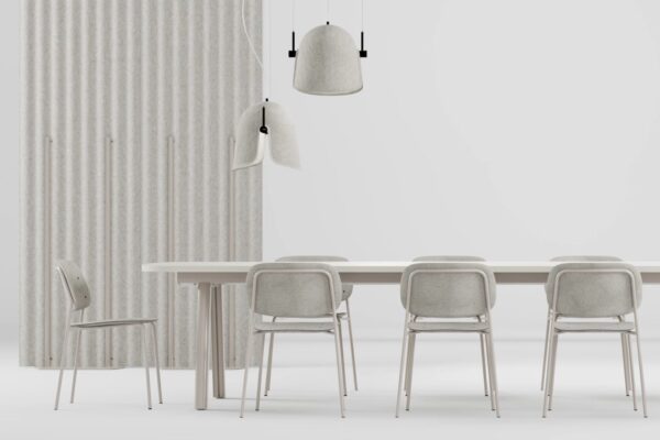Hale PET Felt Stack Chair - Groep 02 Hale PET Felt Stack Chair - De Vorm - Robuust Maatwerk uit Limburg Nederland