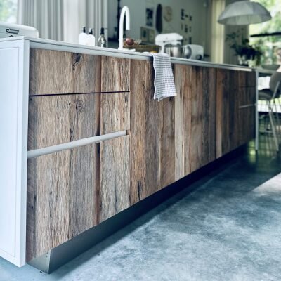 Eiken barnwood keukenfrontjes voor IKEA METOD keukens - Vervang keukenfronten met hulp van Robuust Maatwerk uit Limburg Nederland