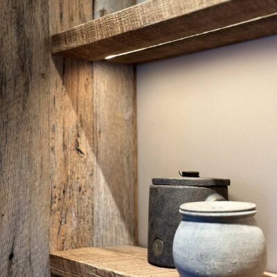 Eiken barnwood keuken met keramisch blad - Robuust Maatwerk uit Limburg Nederland