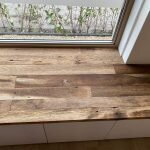 Maatwerk vensterbank van eiken barnwood Ottawa - Robuust Maatwerk uit Limburg Nederland