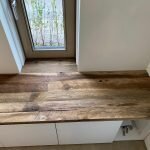 Maatwerk vensterbank van eiken barnwood Ottawa - Robuust Maatwerk uit Limburg Nederland