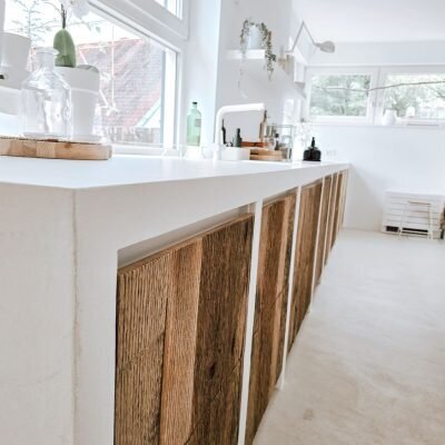 Eiken barnwood fronten voor keuken - Robuust Maatwerk Limburg Nederland