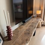 Reclaimed eiken tv-plank - Robuust Maatwerk
