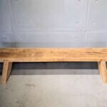 Robuuste barnwood bank - Landelijke uitstraling - Robuust Maatwerk uit Limburg Nederland - 180cm
