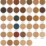 Nieuw eiken wandplanken met kleur behandeling