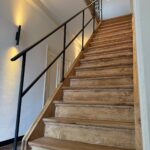 Stalen trapleuning met design balustrade