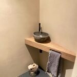 Robuust toiletmeubel van eiken barnwood - Robuust Maatwerk