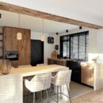 Volledig keukenontwerp - Barnwood en keramiek - Balkbekleding - Trapbekleding en trapleuningen - Maatwerk voordeur - Robuust Maatwerk uit Limburg Nederland