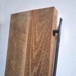 Eiken Montréal barnwood wandplank met blinde bevestiging